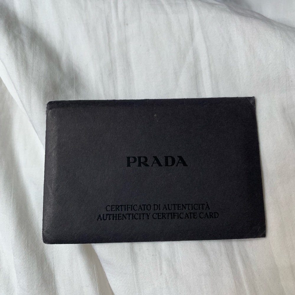 Classic Black & Silver Prada Purse - Picture 3 of 5